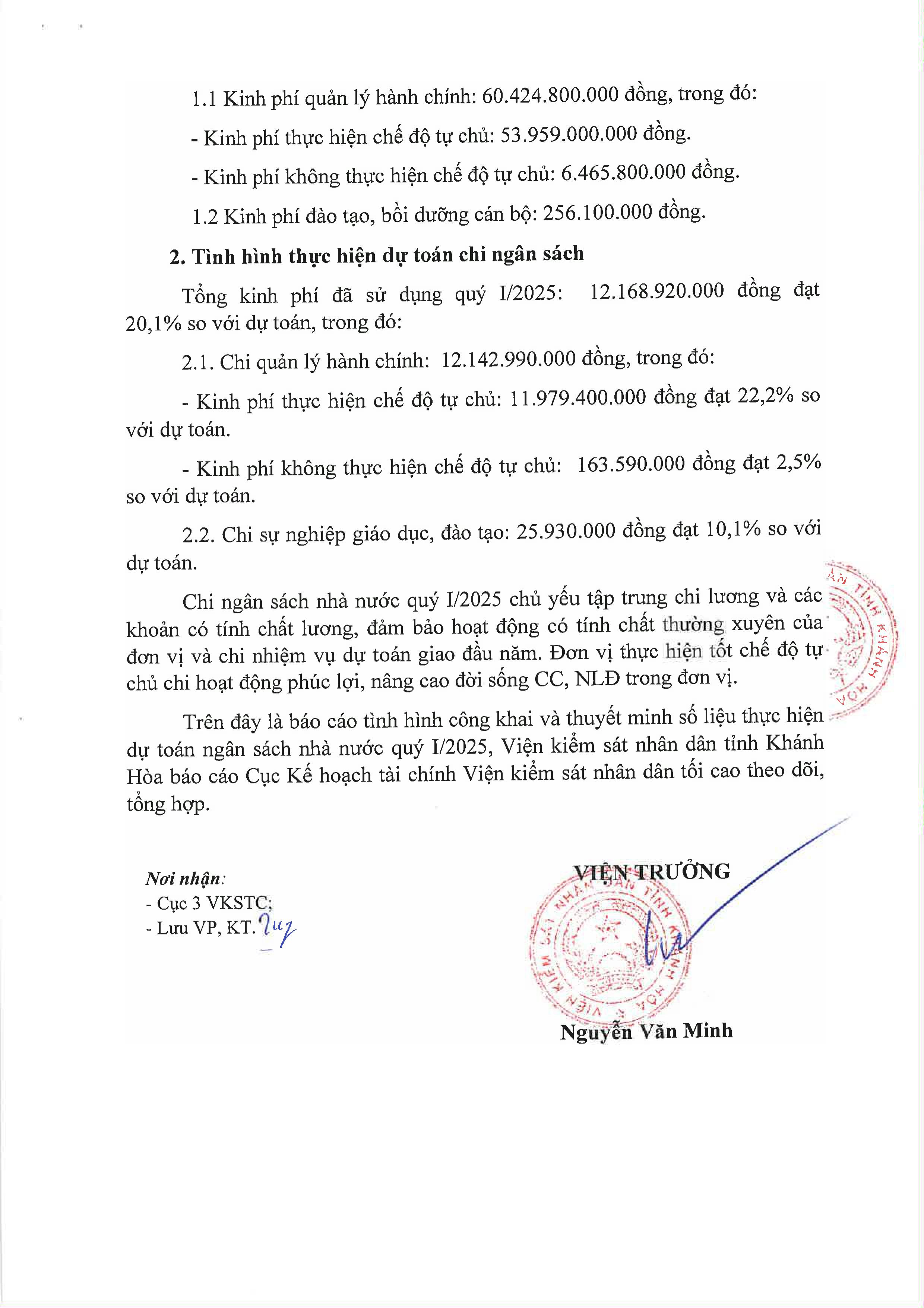 Báo cáo công khai và thuyết minh tình hình thực hiện dự toán 79King88 tỷ lệ cược cao Tài game Kinh 79 Quý I năm 2025