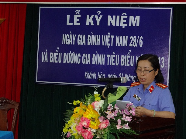 Ban chấp hành Công đoàn 79King 78 hiện đang mở tỉnh Khánh Hoà tổ chức lễ tuyên dương các Gia đình tiêu biểu nhân ngày Gia đình việt nam 28/06.